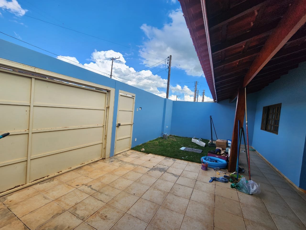 Casa reformada azul
